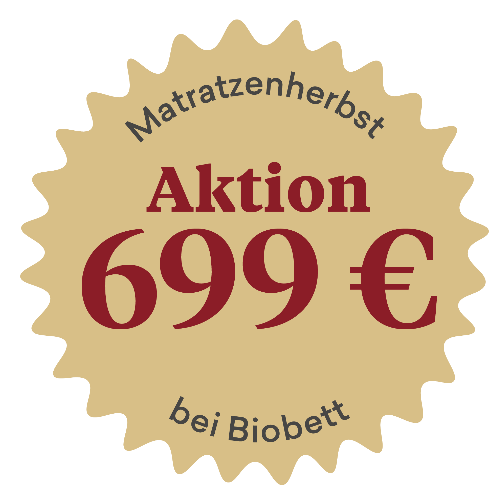 Matratzenherbst Aktion bei Biobett